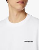 Carhartt S/S Script Embroidery T-Shirt - White / Black
