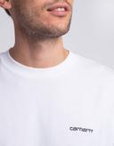 Carhartt S/S Script Embroidery T-Shirt - White / Black
