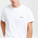 Carhartt S/S Script Embroidery T-Shirt - White / Black