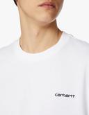 Carhartt S/S Script Embroidery T-Shirt - White / Black