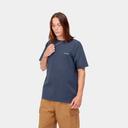 Carhartt Script Embroidery Mens T Shirt - Enzian White