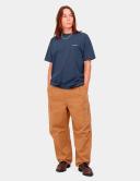 Carhartt Script Embroidery Mens T Shirt - Enzian White