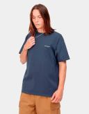 Carhartt Script Embroidery Mens T Shirt - Enzian White