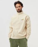 Carhartt WIP American Script Half Zip Sweatshirt Beige L