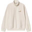 Carhartt WIP American Script Half Zip Sweatshirt Beige L