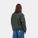 Carhartt WIP American Script Half Zip Sweatshirt in Green