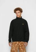 Carhartt WIP American Script Half Zip Sweatshirt in Green
