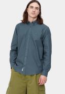 Carhartt WIP Bolton Long Sleeve Shirt S / Blue / Storm Blue