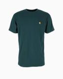 Carhartt WIP - Chase Cotton T-Shirt - Man - Forest Green