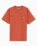 Carhartt WIP - Chase S/S T-Shirt - Phoenix/Gold, Red / XL | Feature