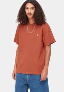 Carhartt WIP - Chase S/S T-Shirt - Phoenix/Gold, Red / XL | Feature