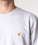 Carhartt WIP Chase T-Shirt I026392 Ash Heather/Gold