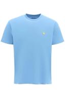Carhartt WIP Chase T-Shirt - Piscine/Gold S