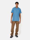 Carhartt WIP Chase T-Shirt - Piscine/Gold S