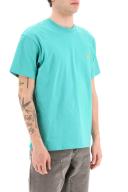 Carhartt WIP Chase T-Shirt - Piscine/Gold S