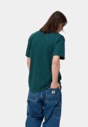 Carhartt WIP Coin Organic T-Shirt - Botanic Aqua Green - Men - Size XL