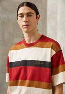 Carhartt WIP Crouser Striped T-Shirt in Red