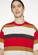 Carhartt WIP Crouser Striped T-Shirt in Red