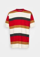 Carhartt WIP Crouser Striped T-Shirt in Red