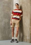 Carhartt WIP Crouser Striped T-Shirt in Red