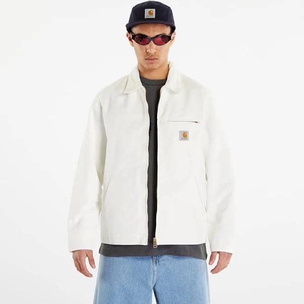 Carhartt WIP Detroit Jacket Dearborn Canvas, 12 oz - Wax / Wax Stone Washed - 2XL - Men