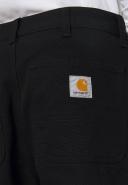 Carhartt WIP Double Knee Pant Dearborn Canvas, 12 oz - Black Rinsed - 40/34 - Men