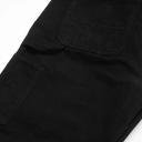 Carhartt WIP Double Knee Pant Dearborn Canvas, 12 oz - Black Rinsed - 40/34 - Men