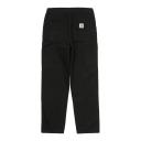 Carhartt WIP Double Knee Pant Dearborn Canvas, 12 oz - Black Rinsed - 40/34 - Men