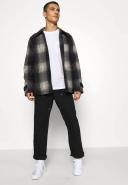 Carhartt WIP Double Knee Pant Dearborn Canvas, 12 oz - Black Rinsed - 40/34 - Men