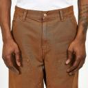 Carhartt WIP Double Knee Pant Dearborn Canvas, 12 oz - Tamarind Faded - 36/32 - Men