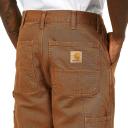 Carhartt WIP Double Knee Pant Dearborn Canvas, 12 oz - Tamarind Faded - 36/32 - Men