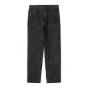 Carhartt WIP Double Knee Pant Smith Denim, 13.5 oz - Black Stone Washed - 31/34 - Men
