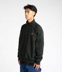 Carhartt WIP Half Zip American Script Sweat Dark Cedar Colour: Dark CE