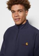 Carhartt WIP Half Zip American Script Sweat - Enzian - L - Men