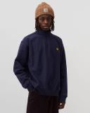 Carhartt WIP Half Zip American Script Sweat - Enzian - L - Men