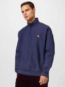 Carhartt WIP Half Zip American Script Sweat - Enzian - L - Men