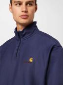 Carhartt WIP Half Zip American Script Sweat - Enzian - L - Men