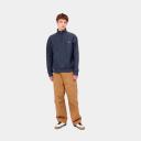 Carhartt WIP Half Zip American Script Sweat - Enzian - L - Men