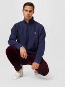 Carhartt WIP Half Zip American Script Sweat - Enzian - L - Men