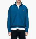 Carhartt WIP Half Zip American Script Sweat - Icarus - XL - Men