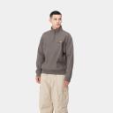Carhartt WIP Half Zip American Script Sweat - Teide - L - Men
