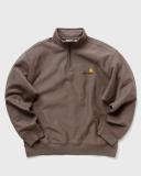 Carhartt WIP Half Zip American Script Sweat - Teide - L - Men