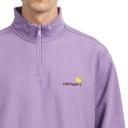 Carhartt WIP Half Zip American Script Sweat - Violanda - 2XL - Men