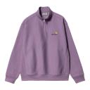 Carhartt WIP Half Zip American Script Sweat - Violanda - M - Men