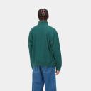 Carhartt WIP Half Zip American Script Sweatshirt in Botanic S