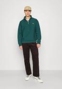 Carhartt WIP Half Zip American Script Sweatshirt in Botanic S