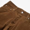 Carhartt WIP Klondike Pant Albany Corduroy, 9.4 oz - Hamilton Brown Rinsed - 31/34 - Men