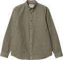 Carhartt WIP L/S Bolton Shirt - Botanic Garment Dyed - XL - Men