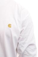 Carhartt WIP L/S Chase T-Shirt White Gold-XL