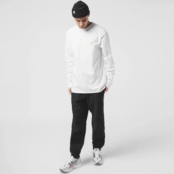 Carhartt WIP L/S Chase T-Shirt White Gold-XL